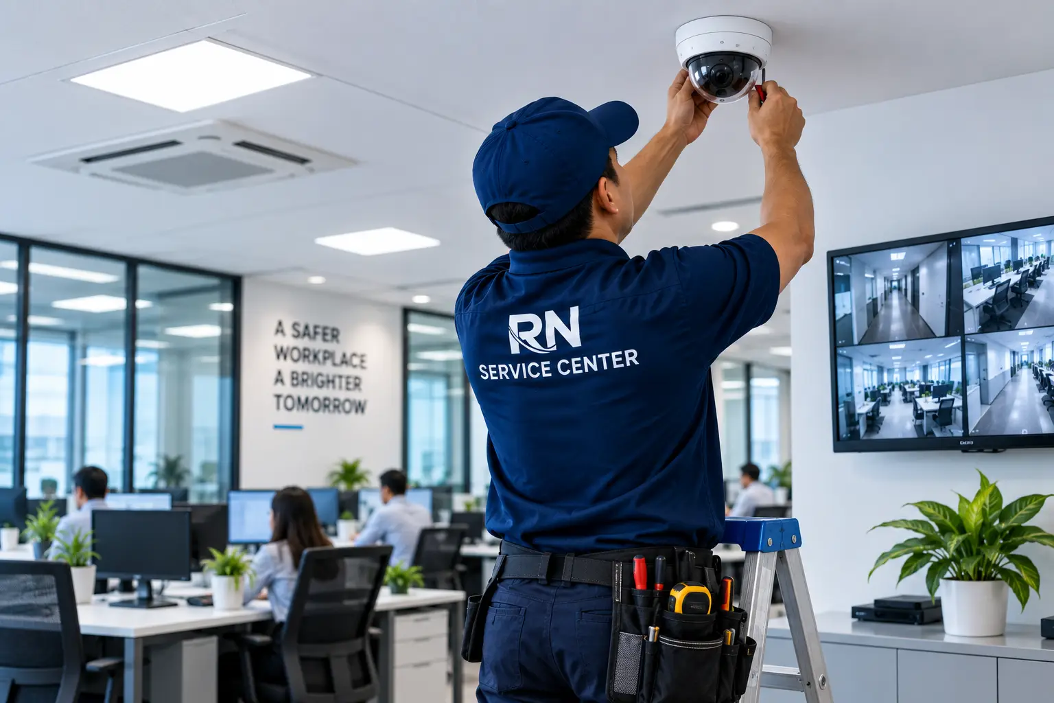 CCTV installation in office